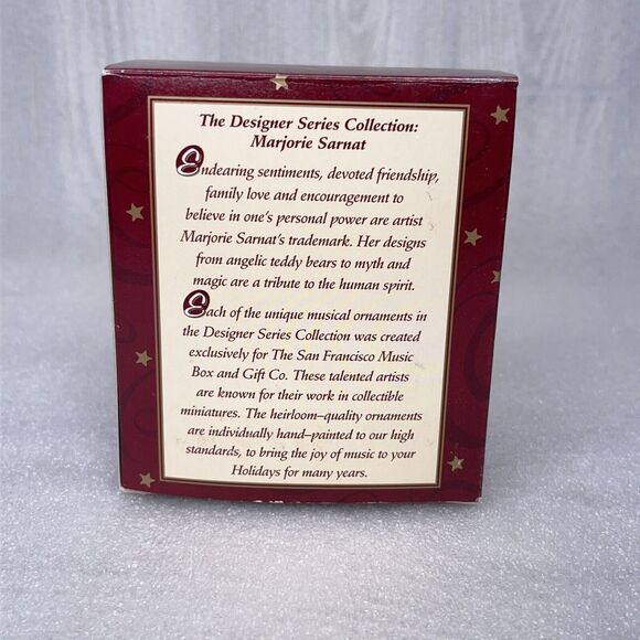 San Francisco Music Box Christmas Ornament CRYSTAL VISIONS MERLIN Holiday - Picture 10 of 11
